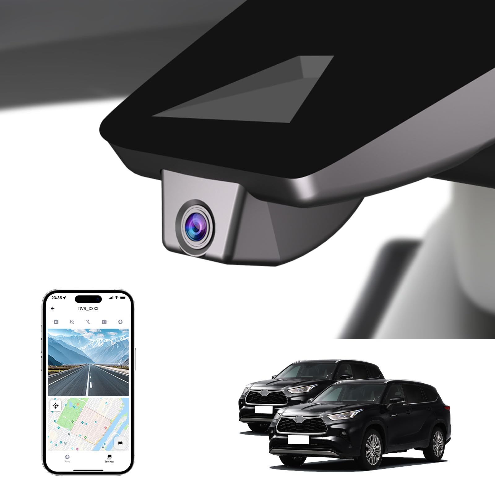 KBSYNT Front 4K Dash Cam (Highlander)
