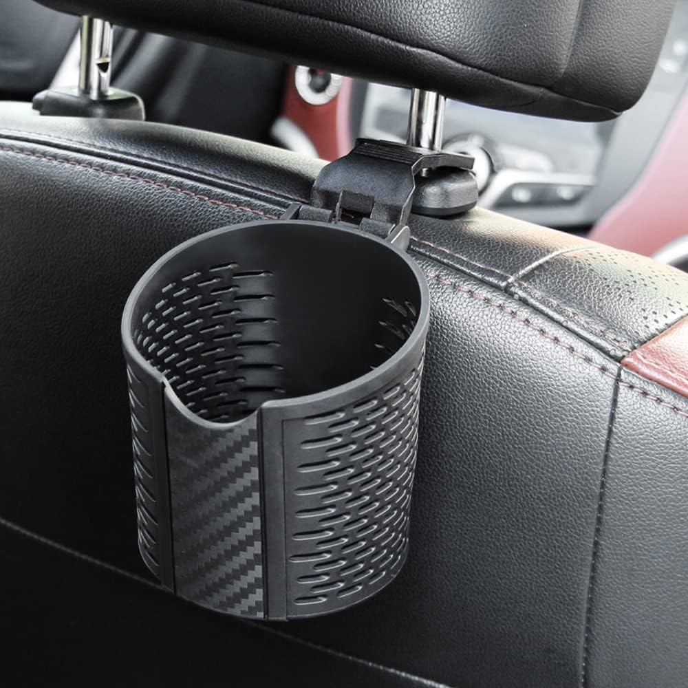 AndyGo Car Cup Holder Seat Back Hook Organize Storage Basket Phone Holder Universal Car Accessories Interior PVC Organizer Box : Automotive