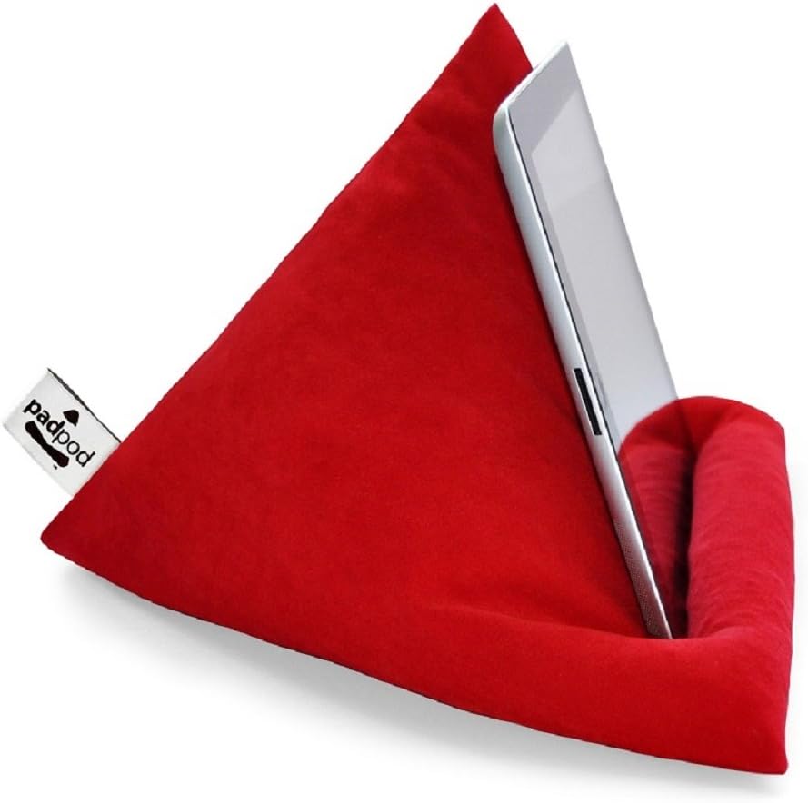 CUCUPAIORed Padpod Mini Beanbag for iPad, Tablets, e-Readers and Books