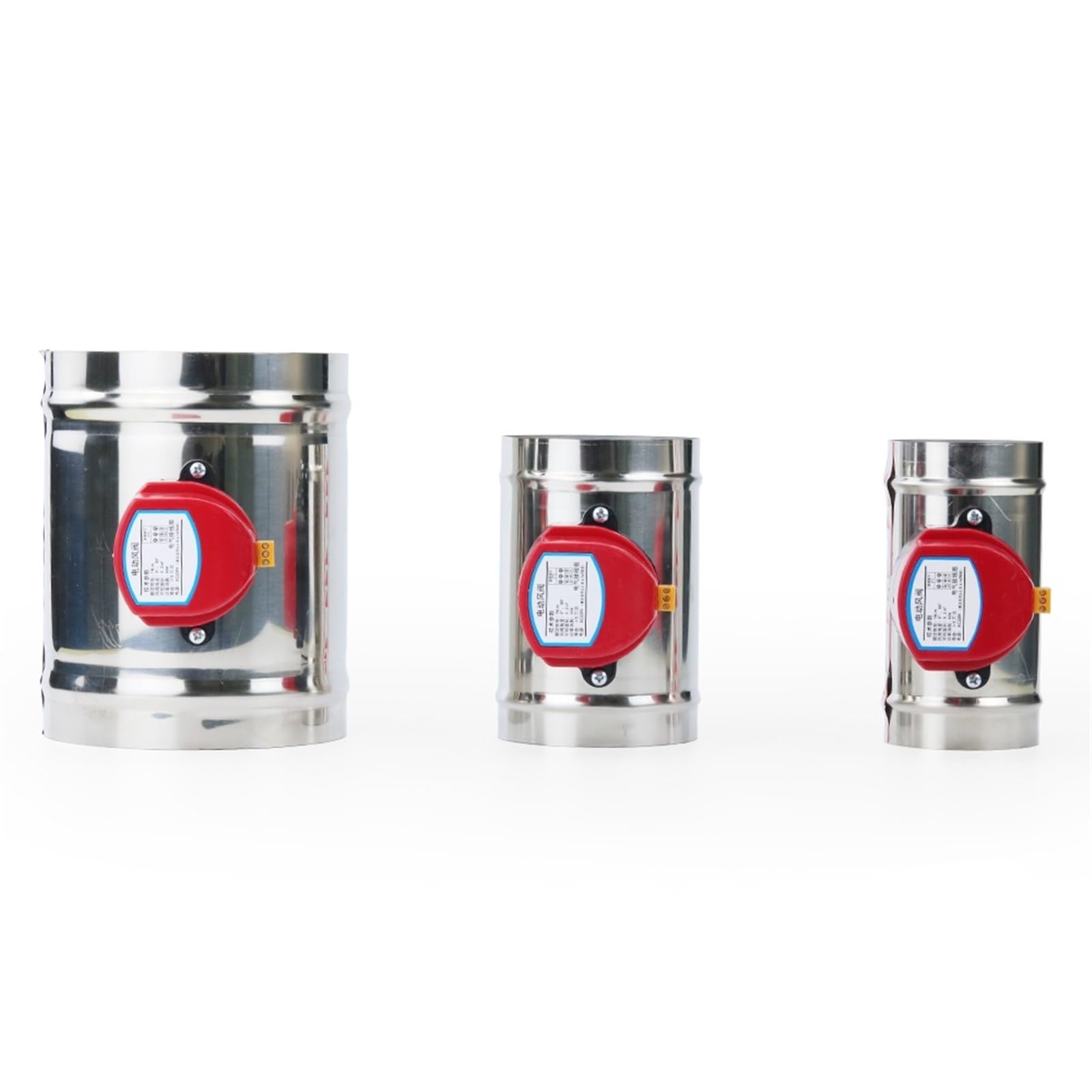 Clapet anti-retour motorisé 200mm étanche en acier inox AC220V