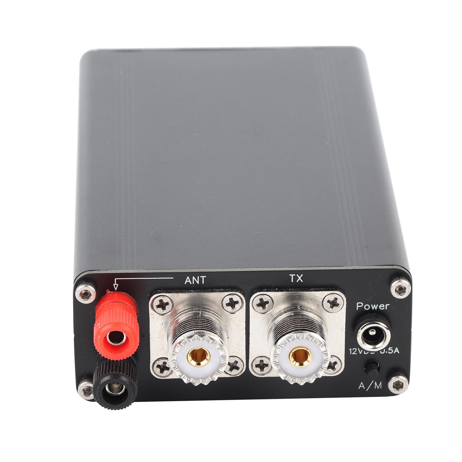 LiebeWH Sintonizzatore Antenna Automatico Tester in Lega di Alluminio Tester Sintonizzatore Antenna Tipo C 1.8-30 Mhz HY100 HAM 10-15 V CC