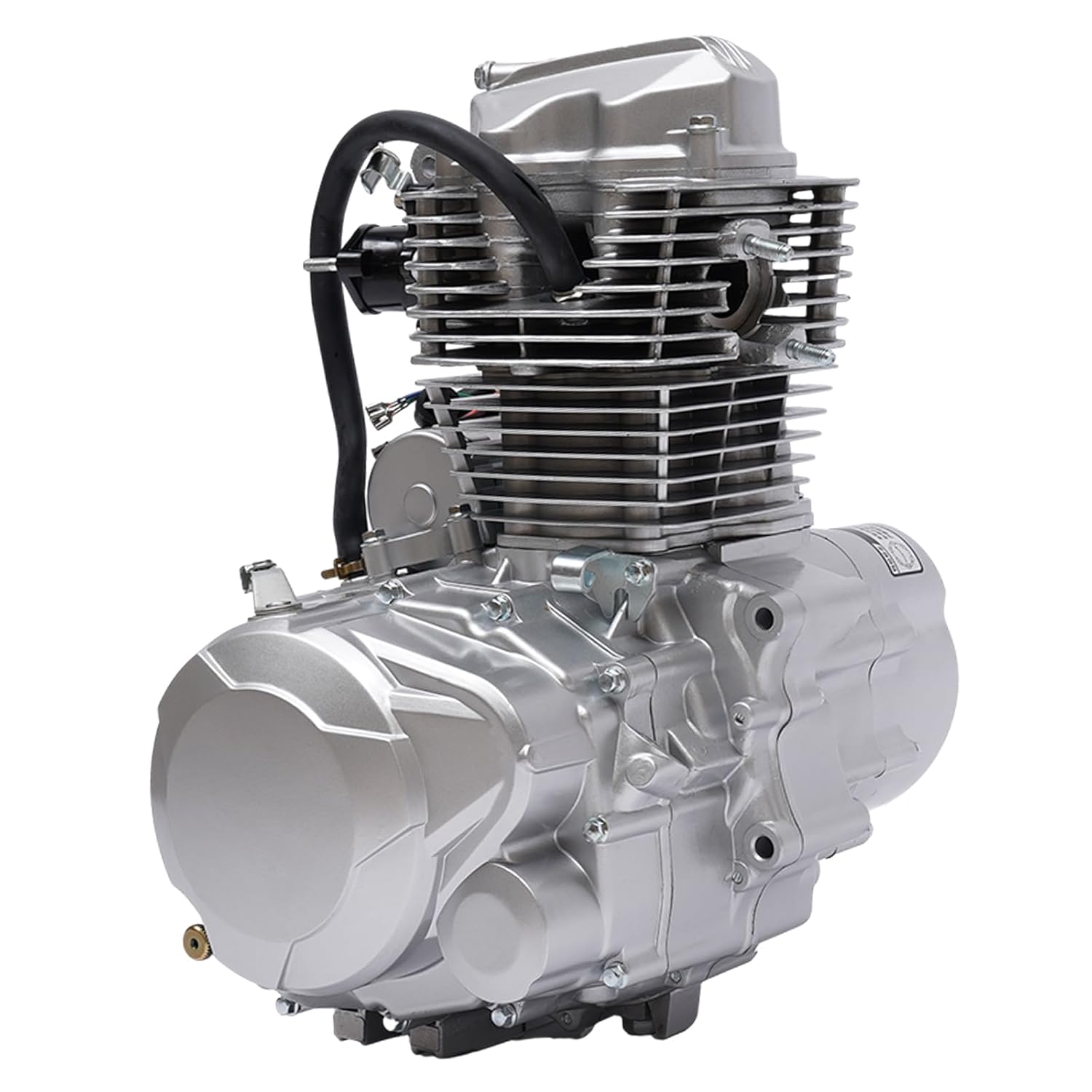 Engine Motor Complete Kit 200CC 250CC 4-Stroke for Motorcycle Dirt Bike ATV Engine CG250 with 5-Speed Manual Transmission Vertical Single Cylinder Engine Motor Kick Electric Starter