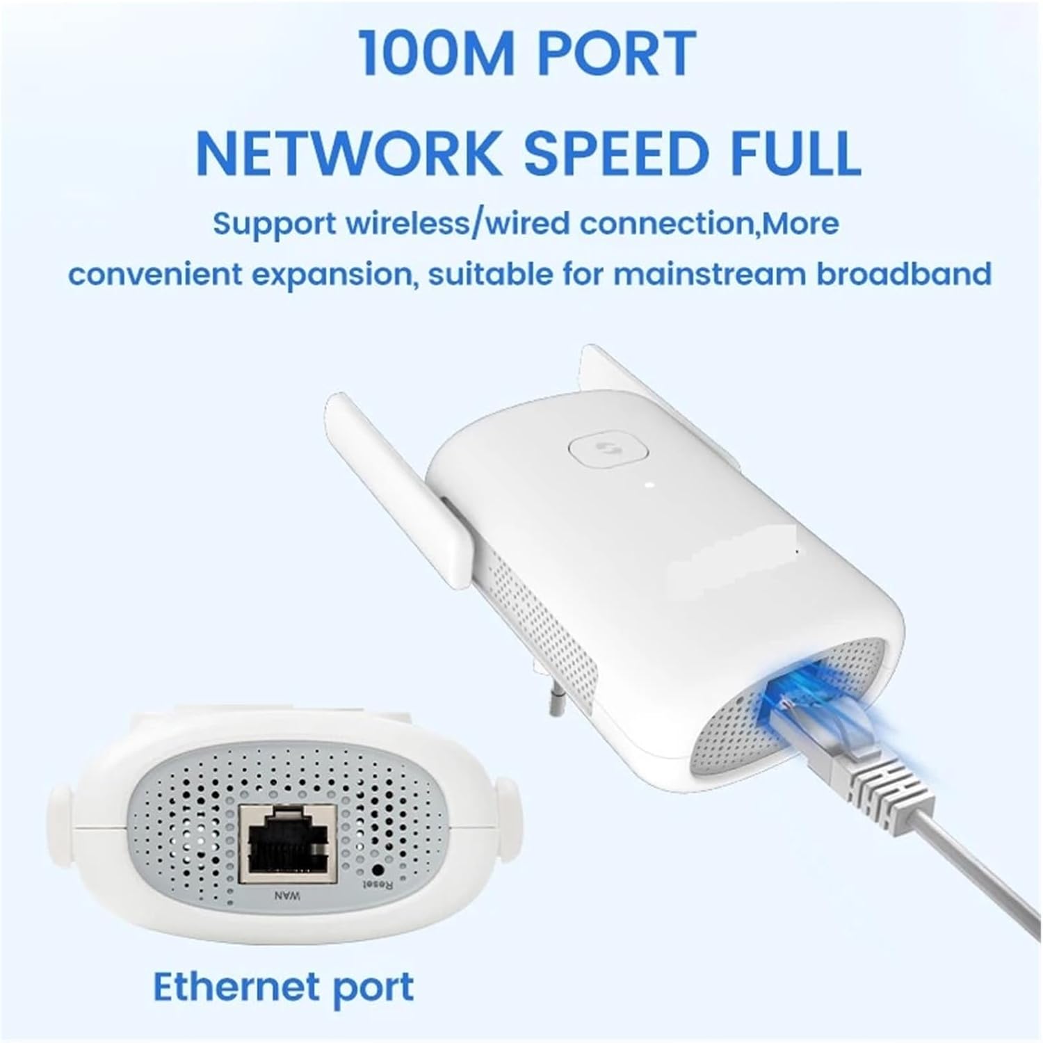 高速バンド WiFi リピーター 1200Mbps デュアルバンド信号エクステンダー 2.4G 5GHz Wi-Fi アンプ ルータ