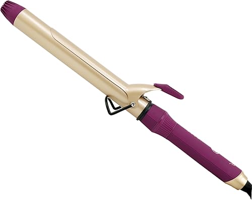 Mr Big Curling Iron Goddess XL - Rizador de 9.5 pulgadas, triple chapado de cerámica de 1.25 pulgadas, doble voltaje, múltiples ajustes de calor