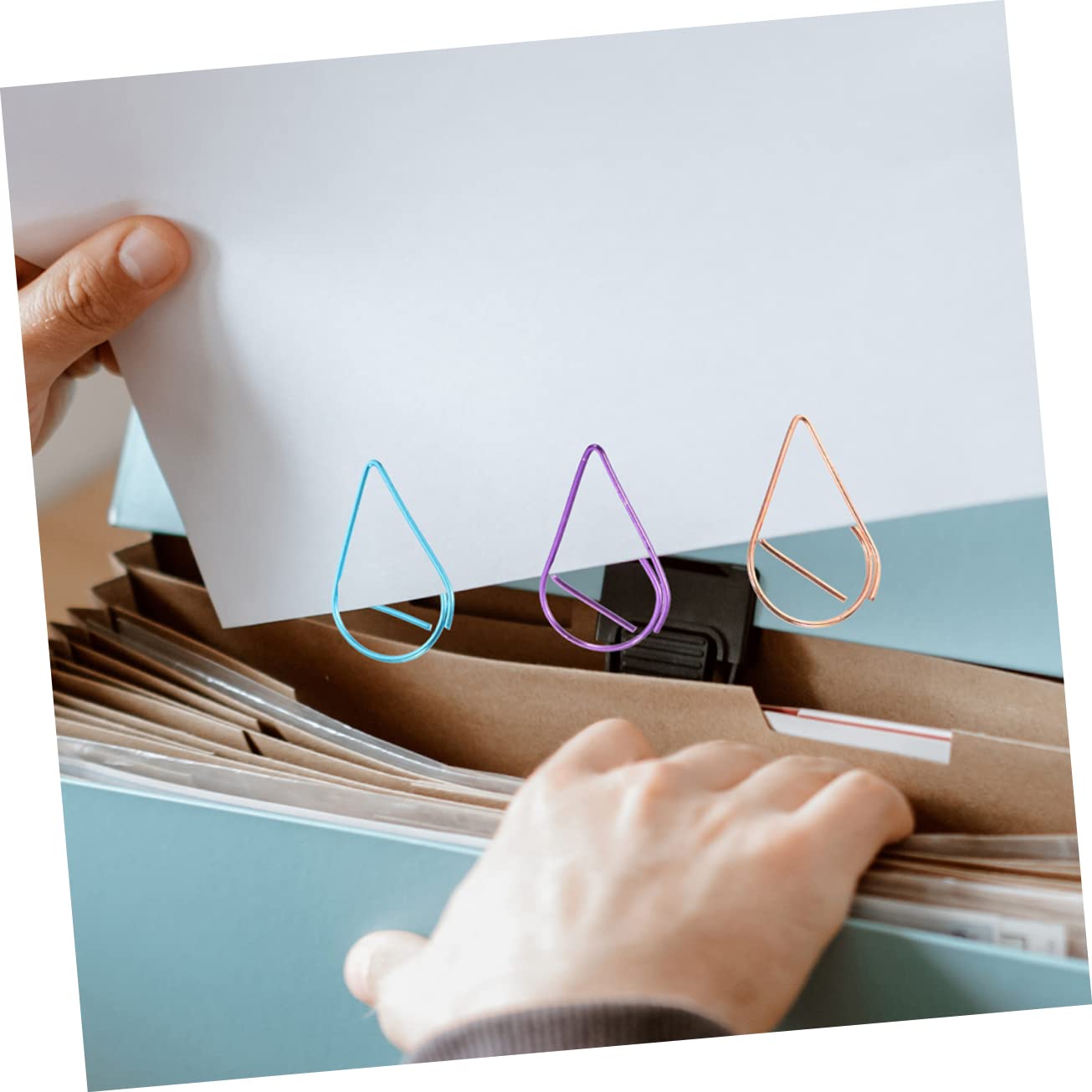 NUOBESTY 3er-set Büroklammern Große Dekorative Büroklammern Multifunktionale Büroklammer Einfach Zu Verwenden Für Fotos Und Dateien 100 Stück * 3
