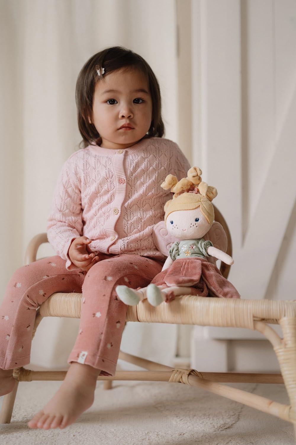 Little Dutch Weiche Stoffpuppe Kuschelpuppe - Fee Mila - 35 cm groß - für Mädchen ab 12 Monate