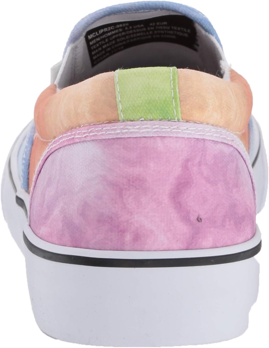 Lugz Mens Clipper 2 Classic Canvas Slip-on Fashion Sneaker, Blue/Multi/White, 9.5