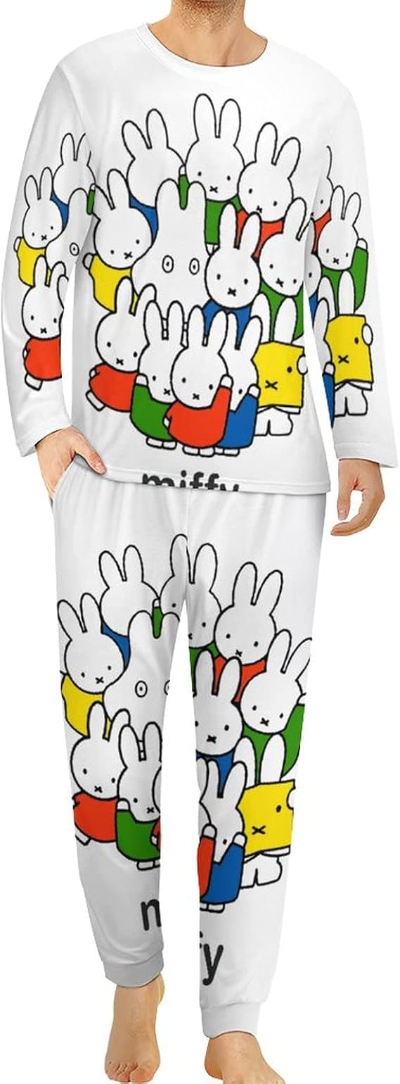 Amazon ミッフィー Miffy 47 メンズパジャマ 長袖 長ズボン 軽い スウェットナイトウェア パジャマ 寝間着 ふんわり 吸汗 通気 シンプル 肌に優しい ルームウェア 部屋着 パジャマ 通販 Amazon ミッフィー Miffy 47 メンズパジャマ 長袖 長ズボン 軽い スウェットナイトウェア パジャマ 寝間着 ふんわり 吸汗 通気 シンプル 肌に優しい ルームウェア 部屋着 パジャマ 通販