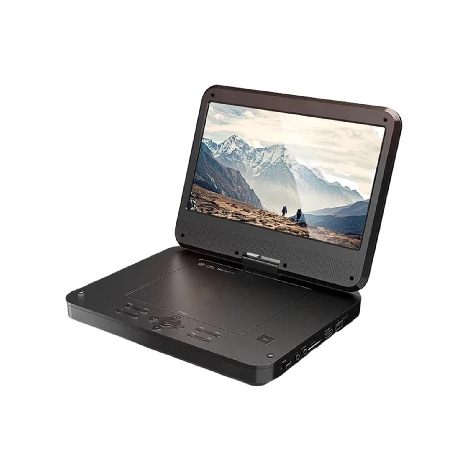 Lettore HD Portatile Pieghevole e Rotante, TV Digitale multimediale Mobile, Supporto for la Riproduzione Locale su Disco U.