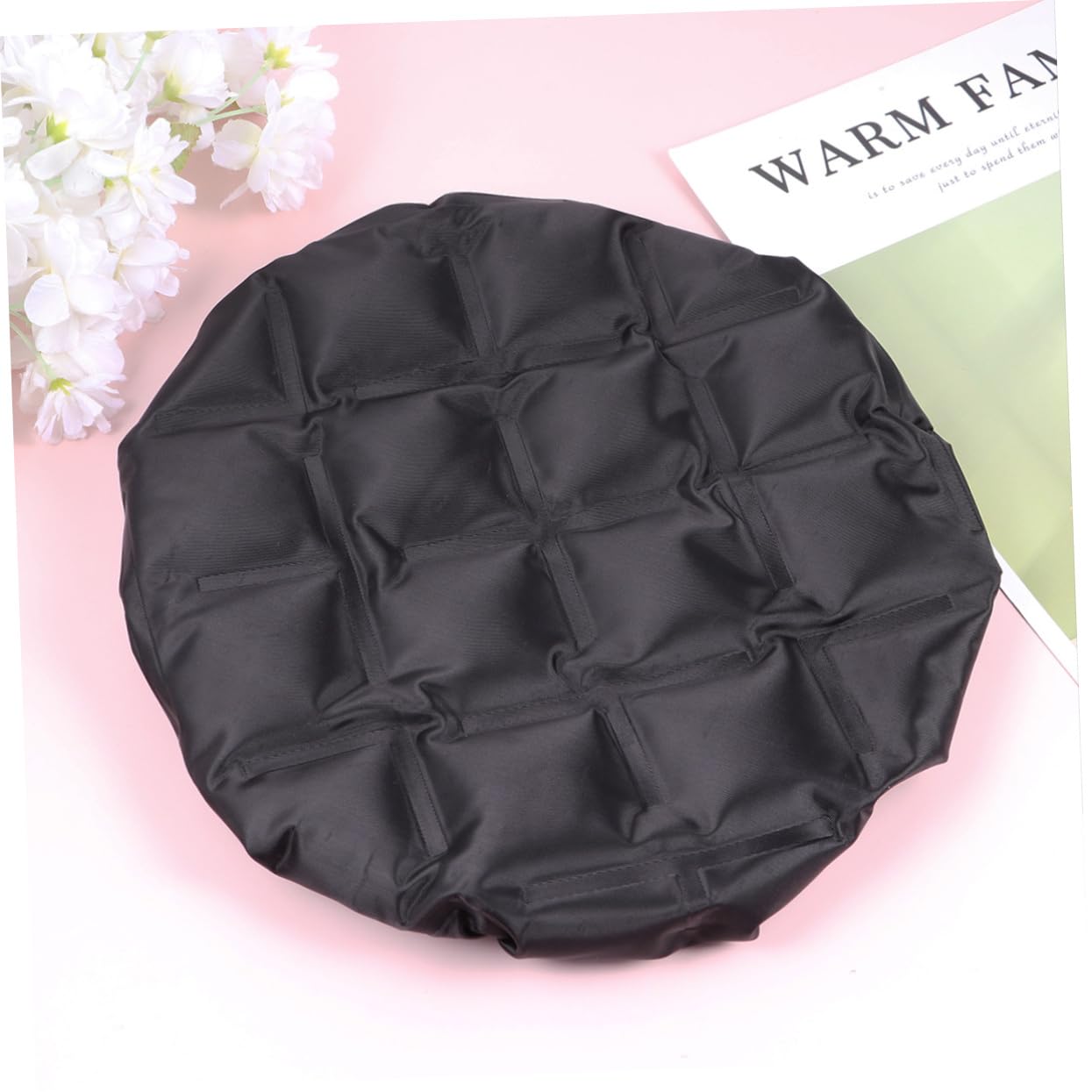 Gorro Térmico Cabello Negro de Gel y Tejido para Coloración