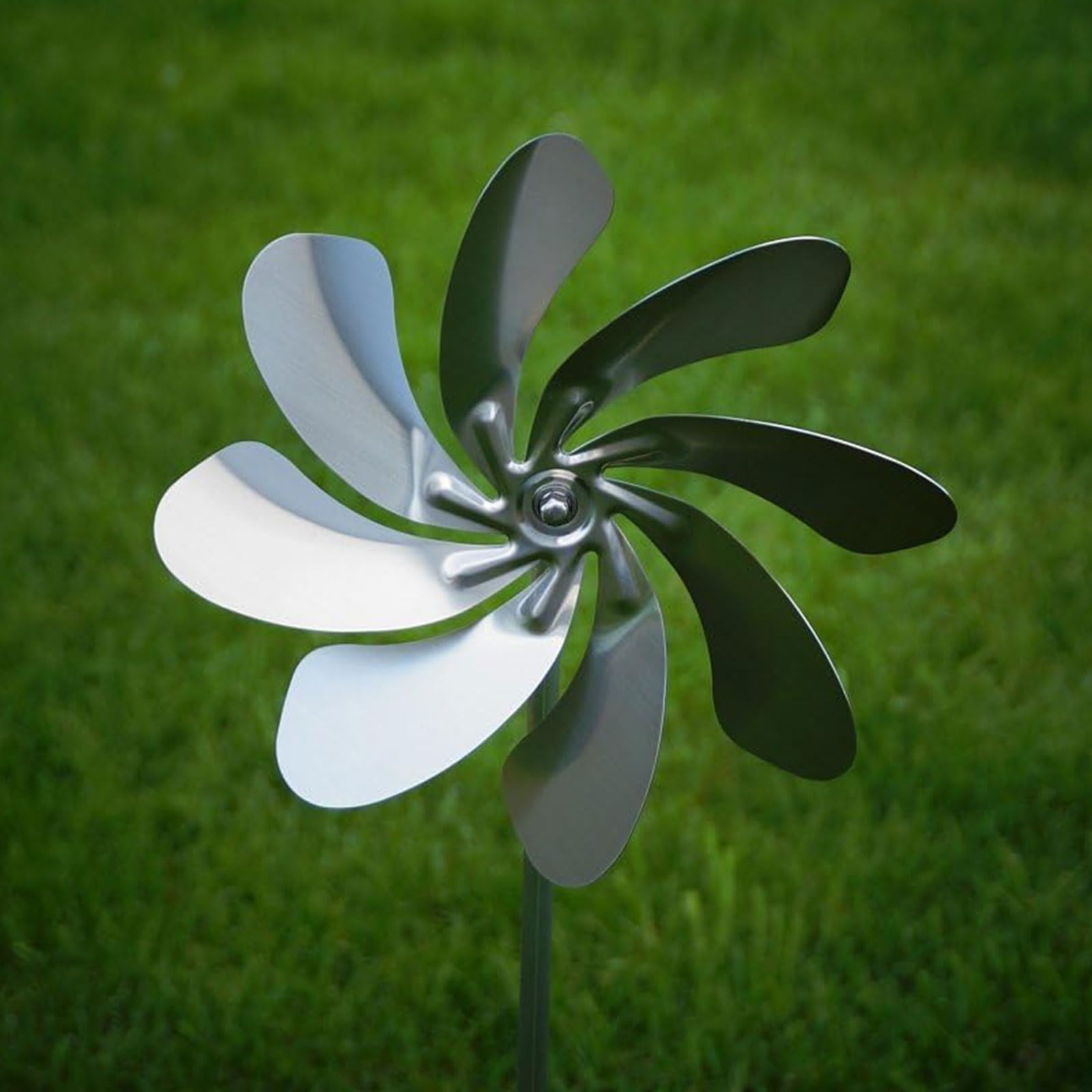 Molino de viento giratorio de metal mágico único y estético, campanillas de viento, atrapavientos para el hogar, jardín, decoración al aire libre, molino de viento retro