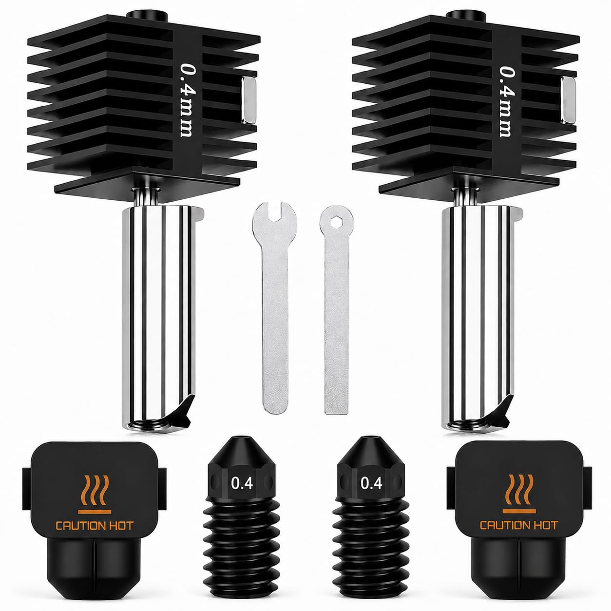 Amazon.co.jp: HIKUDIY 2個 0.4mm ホットエンドキット Bambu Lab A1/A1