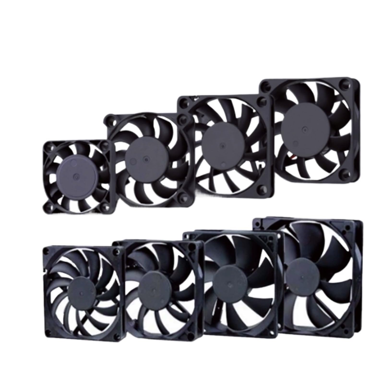 Ventilateur de refroidissement USB DC5V pour dissipation thermique de châssis DIY
