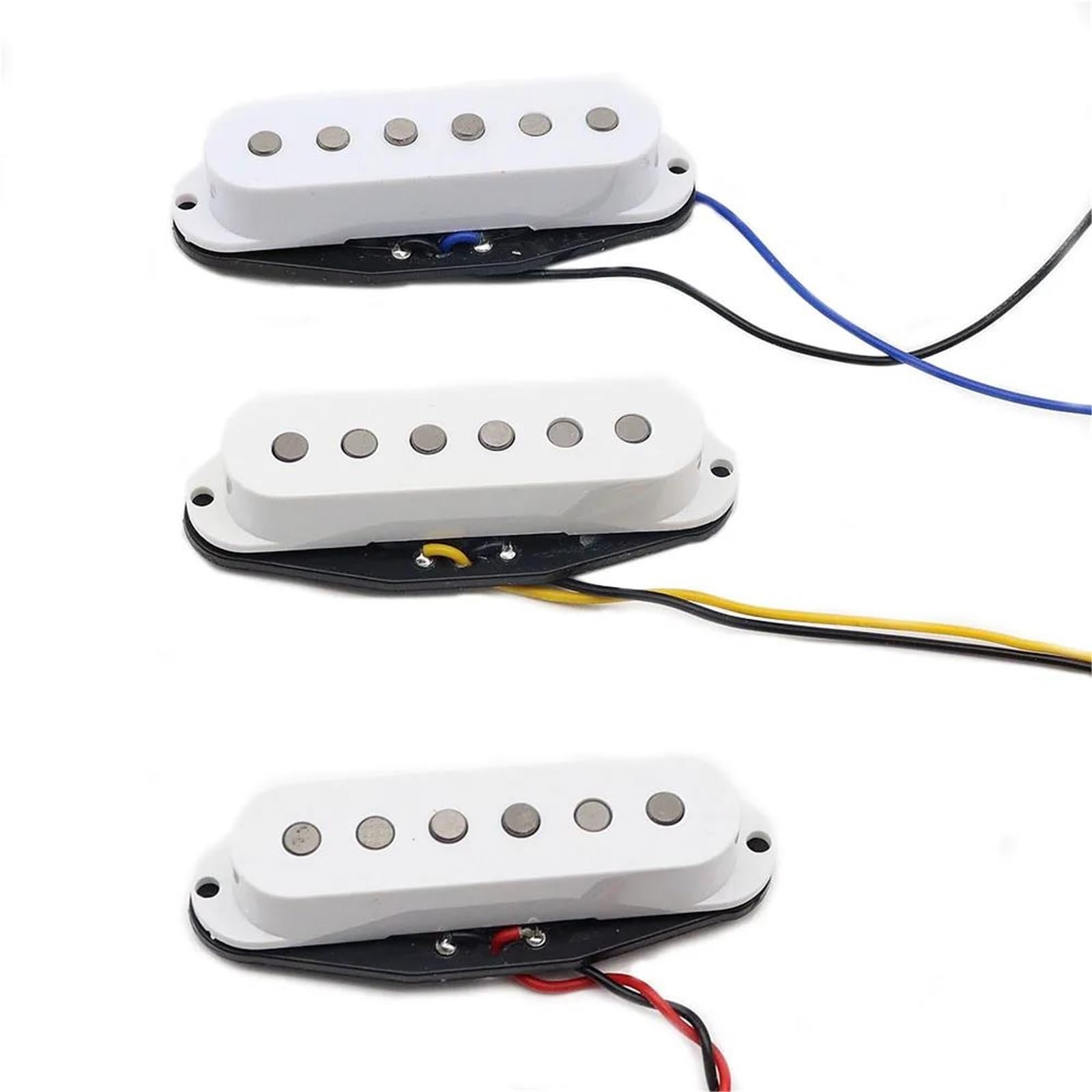 Pastilla De Guitarra Eléctrica Profesional Pastillas De Guitarra De Bobina Simple Para Guitarra | Alnico SSS 50 50 52mm para Guitarra Eléctrica