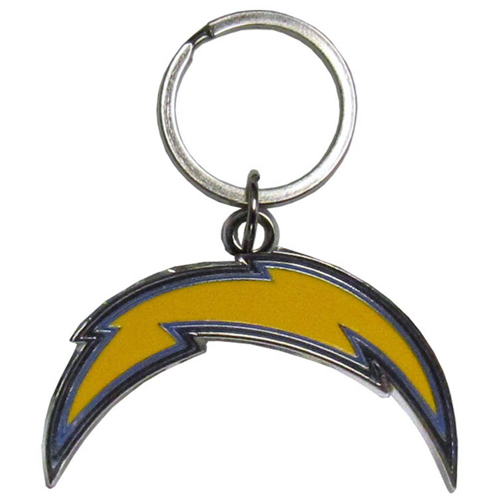Siskiyou NFL Sports Fan Shop Los Angeles Chargers Chrome & Enameled Key Chain One Size Team Colors