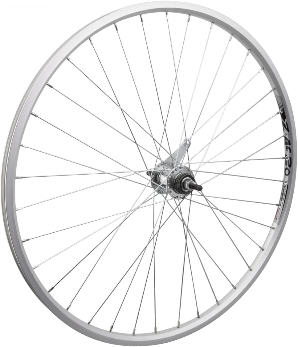 Weinmann ZAC20 Touring Rear Wheel - 26" x 1-3/8, KT Coaster Hub 14mm, 36H, Silver