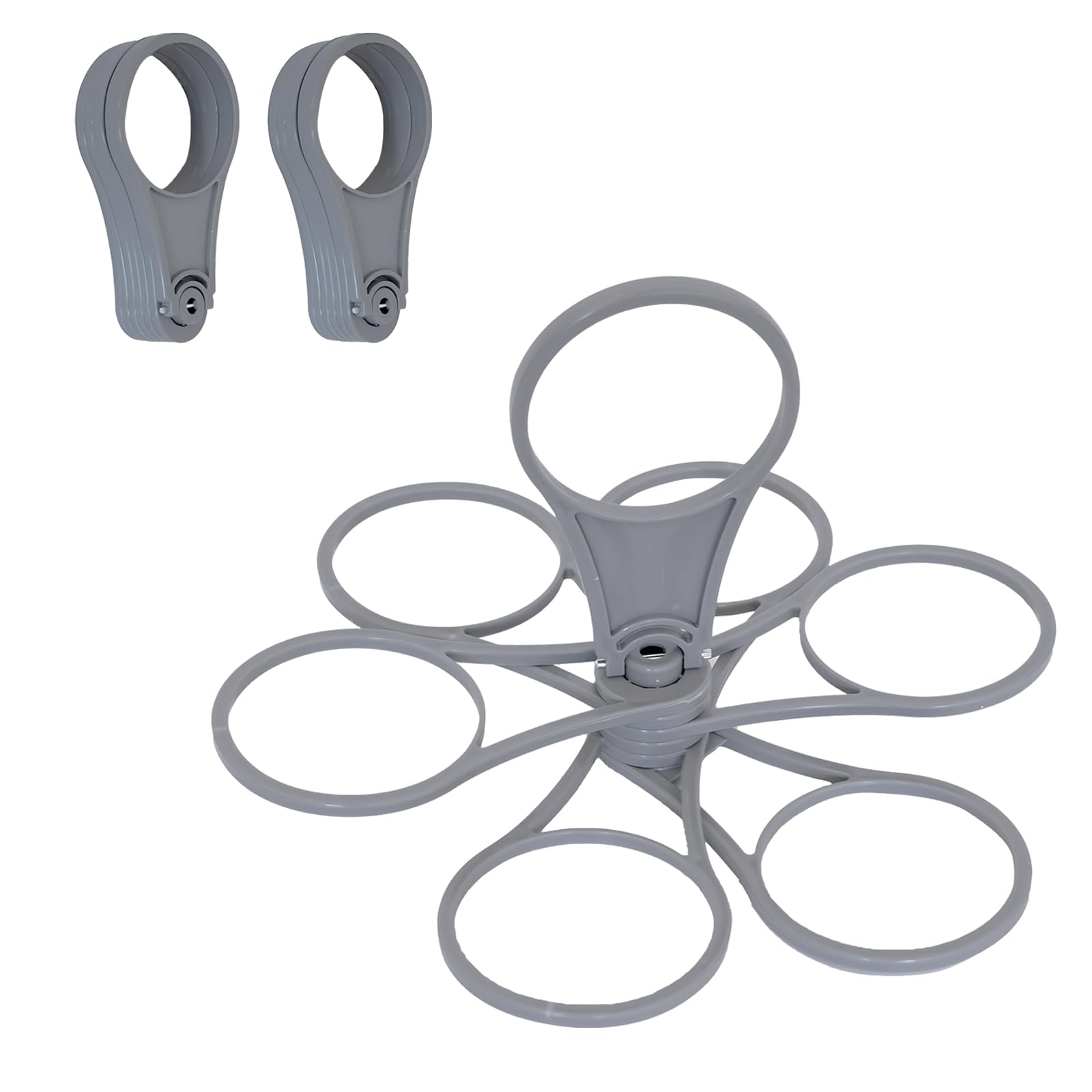 2 Stück Festival Becherhalter, Getränkehalter für 6 Becher getränketräger, Robust und Wiederverwendbar für Outdoor-Aktivitäten und Familienfeiern, 14.5 cm x 7 cm x 4 cm