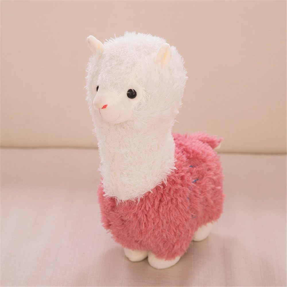 HY7 Lovely 35cm Cartoon Alpaca Plush Doll Toy Fabric Sheep Soft Stuffed Animal Plush Llama Yamma Birthday Gift For Baby Kid Children