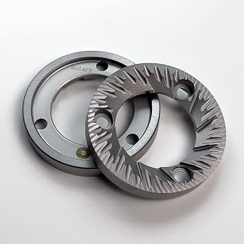 SSP Cast Lab Sweet 64mm Flat Burrs Silver Knight Coated