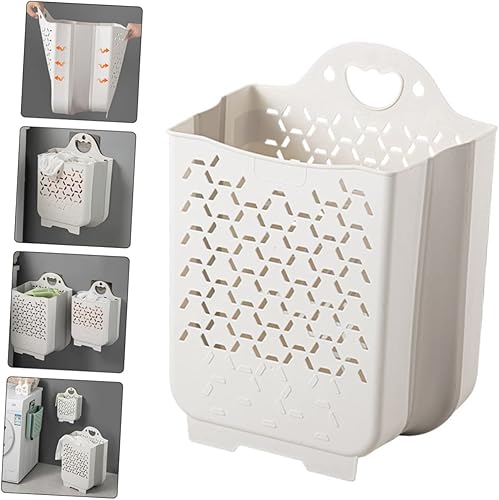 Miniatura 2 de Alipis Cesta de lavandería plegable para niños, cesta de ropa para niños, cesta de plástico para ropa sucia, cestas de almacenamiento de ropa para