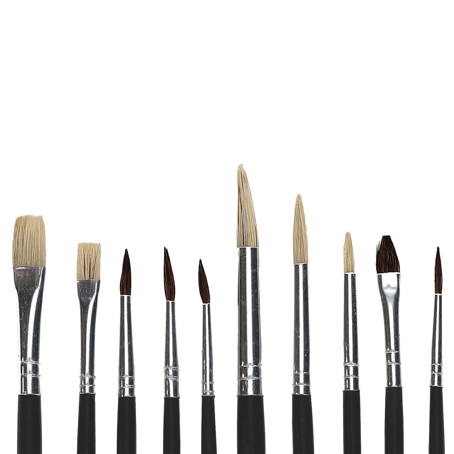 Pro-Art Multi Media Lot de pinceaux, Multi-Media Brushes 10 Piece Set