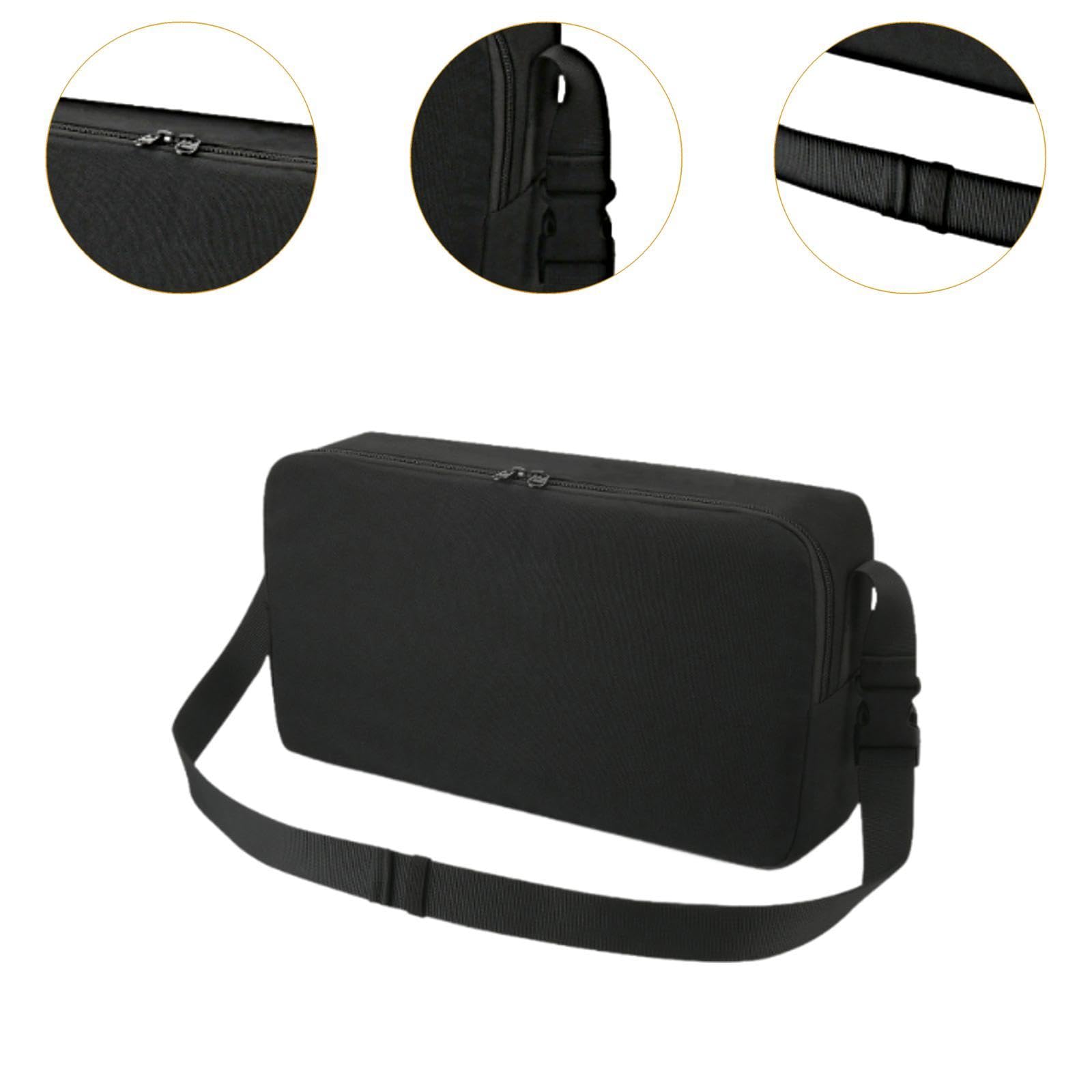 DYNWAVE Guitar Effects Pedal Board Bag Shoulder Bag Crossbody Multipurpose Zipper Closure Organizer Pedalboard Case for Stage Concert