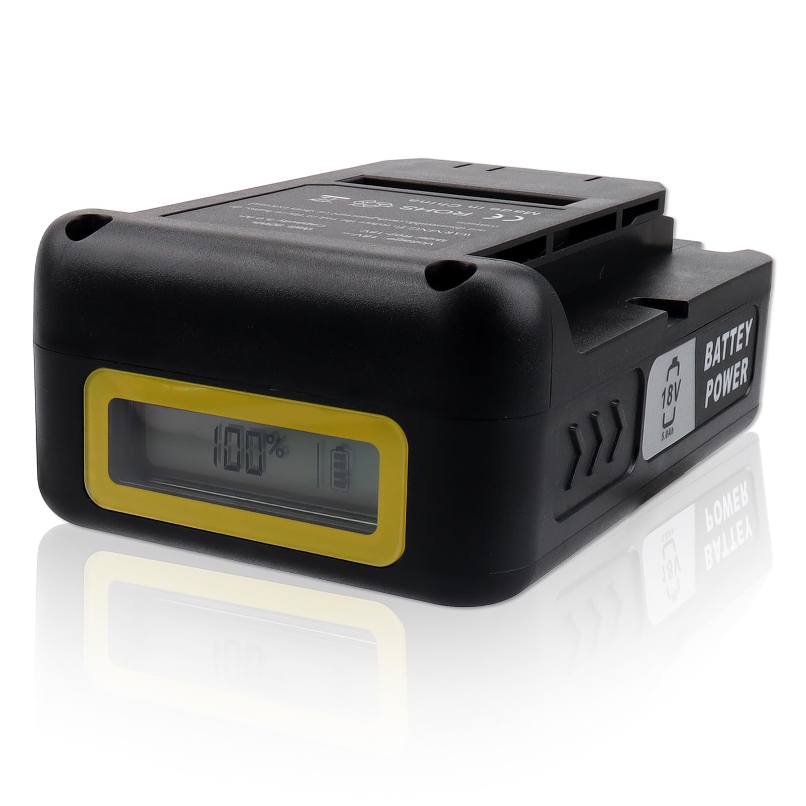 18 V 5000 mAh Ersatzakku für Kärcher Battery Power 18/50, 5 Ah Lithium-Ionen-Akku, kompatibel mit Allen Elektrowerkzeugen der Kärcher 18 V-Serie im Haus und Garten