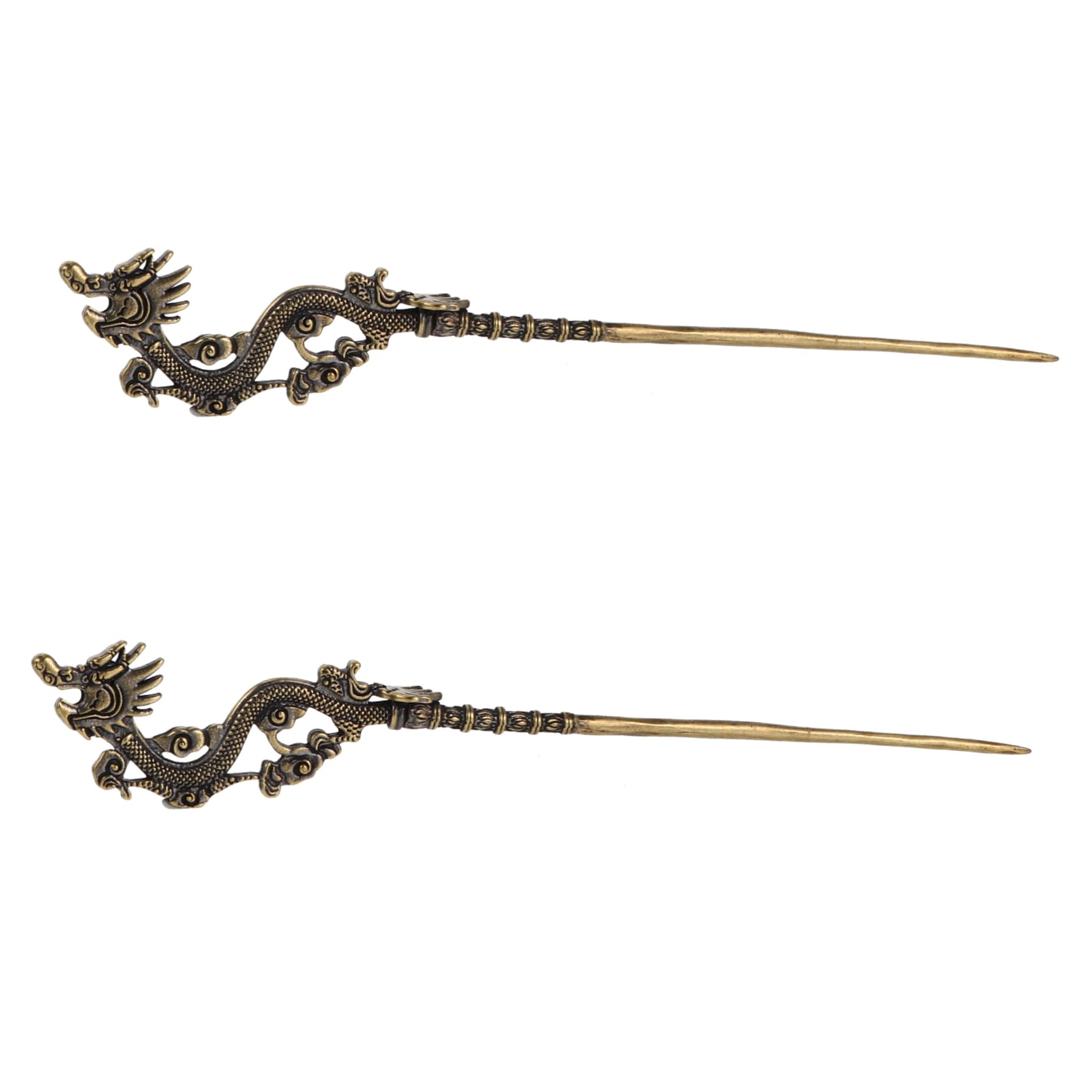 MAGICLULU 6 Stk Handarbeit Teenadel Vintage Haarnadel Haarspangen für Mädchen elegant frisierumhang Tiara Haarklammer Haarnadel Teenadel Messing Kristall Haarstock Antiquität