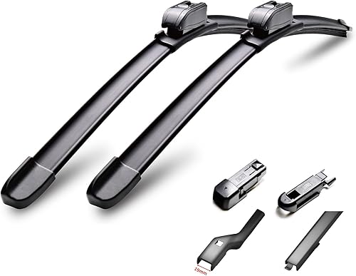 Limpiaparabrisas de repuesto para Ford Mustang 2005-2024, Jeep Renegade 2015-2023, Toyota 86 2017-2020 (juego de 2) Limpiaparabrisas de repuesto para Ford Mustang 2005-2024, Jeep Renegade 2015-2023, Toyota 86 2017-2020 (juego de 2)