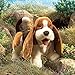 Folkmanis Basset Hound Hand Puppet , Brown, White, Black