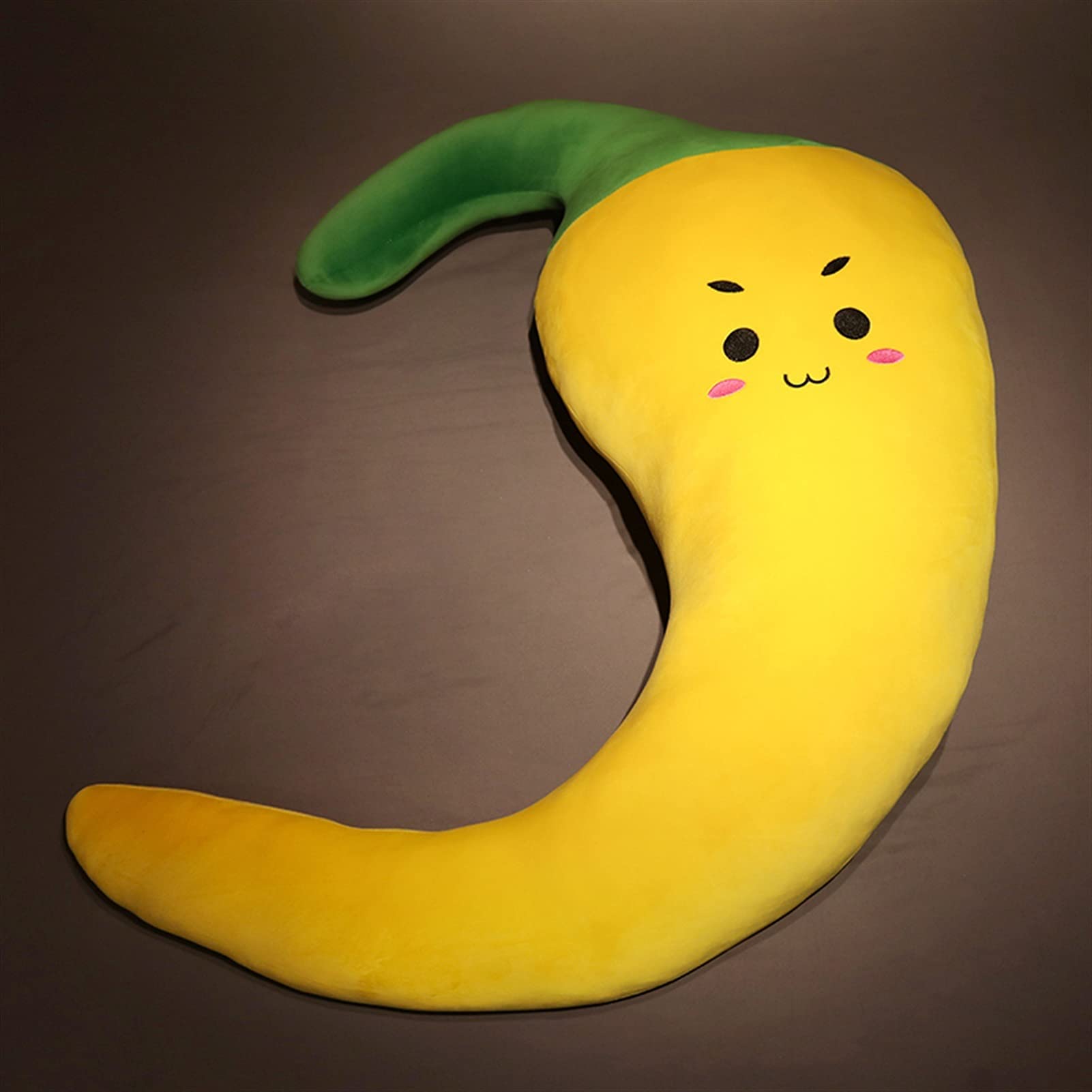 Amazon 新しい40 90cmの大きな眠り枕ネットレッドピーマンピローぬいぐるみシミュレーション野菜写真小物妊娠中の女性枕足クランプ人形 Color Yellow Size 40cm 抱き枕 オンライン通販