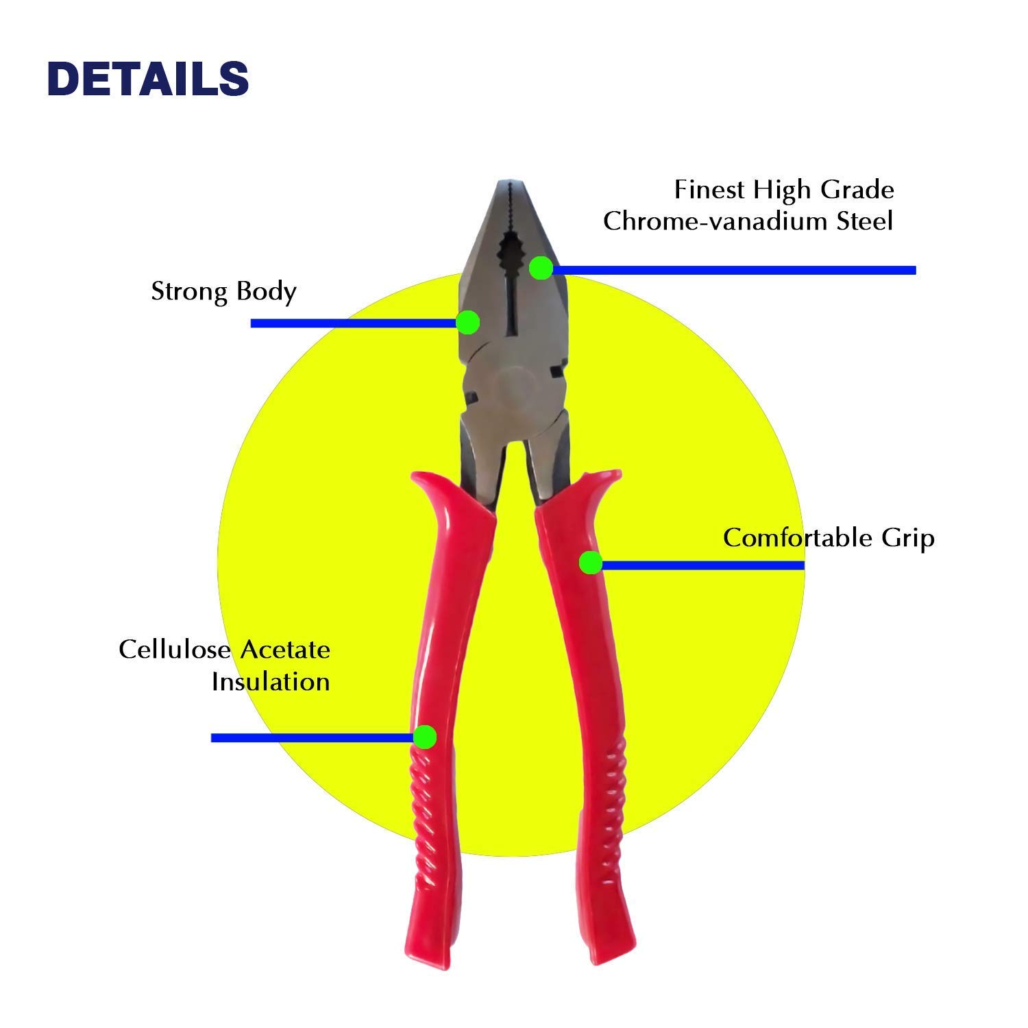 Multipurpose Hand Tool 8" CRV Combination Plier 1