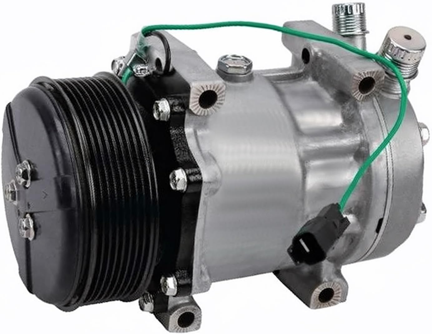 AC Compressor 10012488 10115771 10116769 10148054 SD7H158234 10044567, Compatible For Bulldozer/PR/Tracked loader/L/Excavator/R/A Series O8(12V)