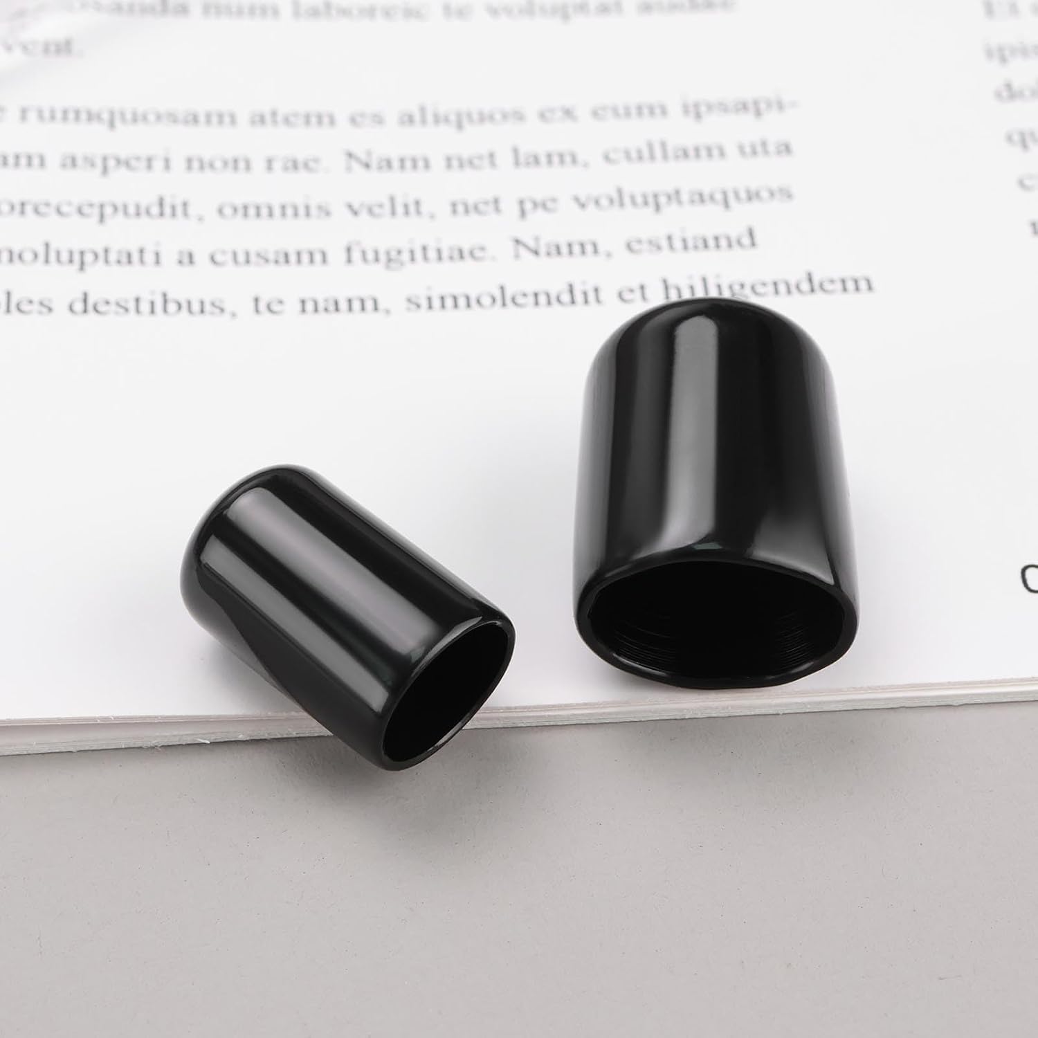 20Pcs Rubber Snooker Cue Tip Cover Rubber Pool Cue Tips Protector Billiards Cues Stick Protection Cap for Snooker Cue, 10mm/12mm/13mm/14mm