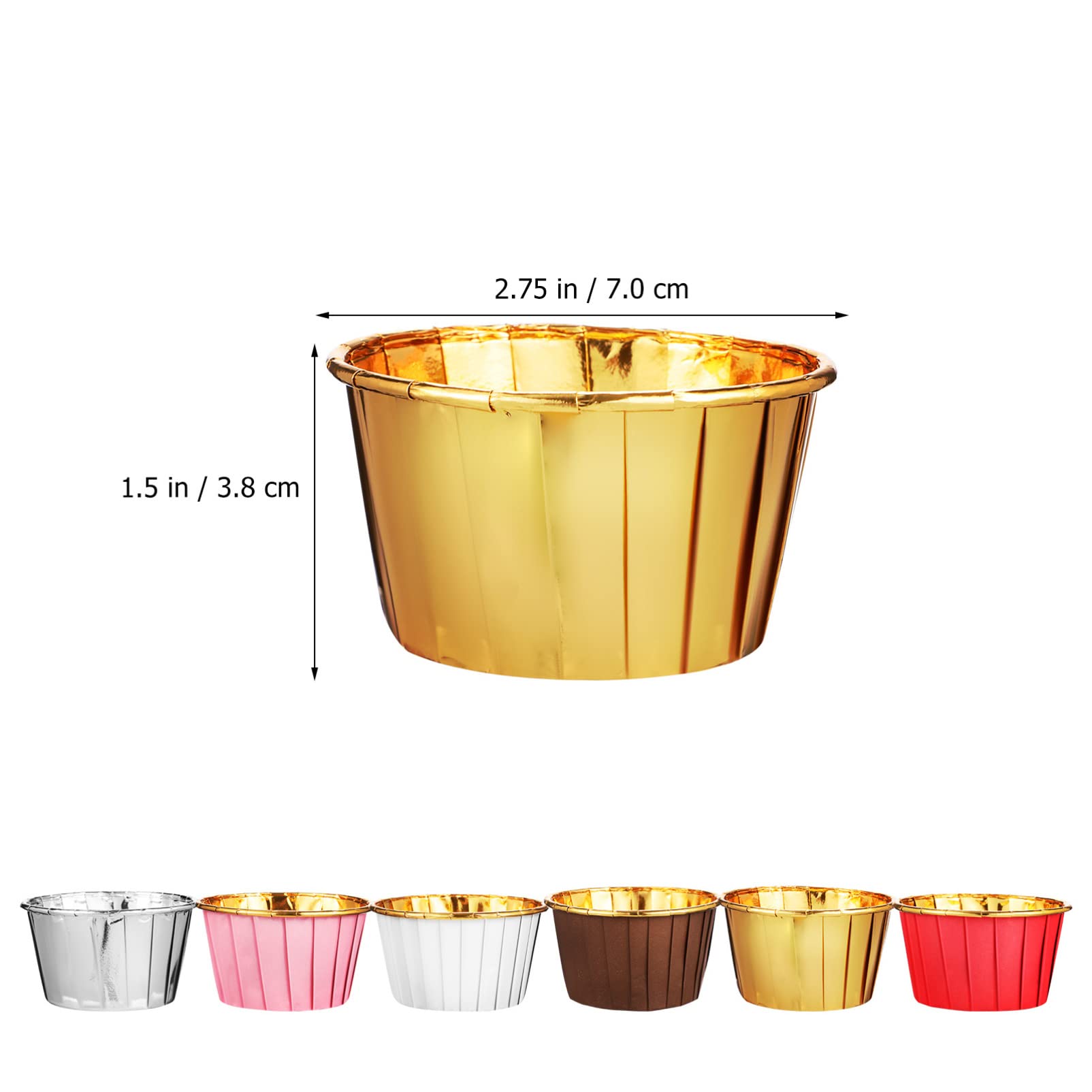 300 Pièces Tasse De Rouleau De Muffins Moules à Muffins Moules à Cupcakes Pour La Cuisson Résistant à L'huile Alèses Jetables Papier Composite Laminé Sertissage Coupe