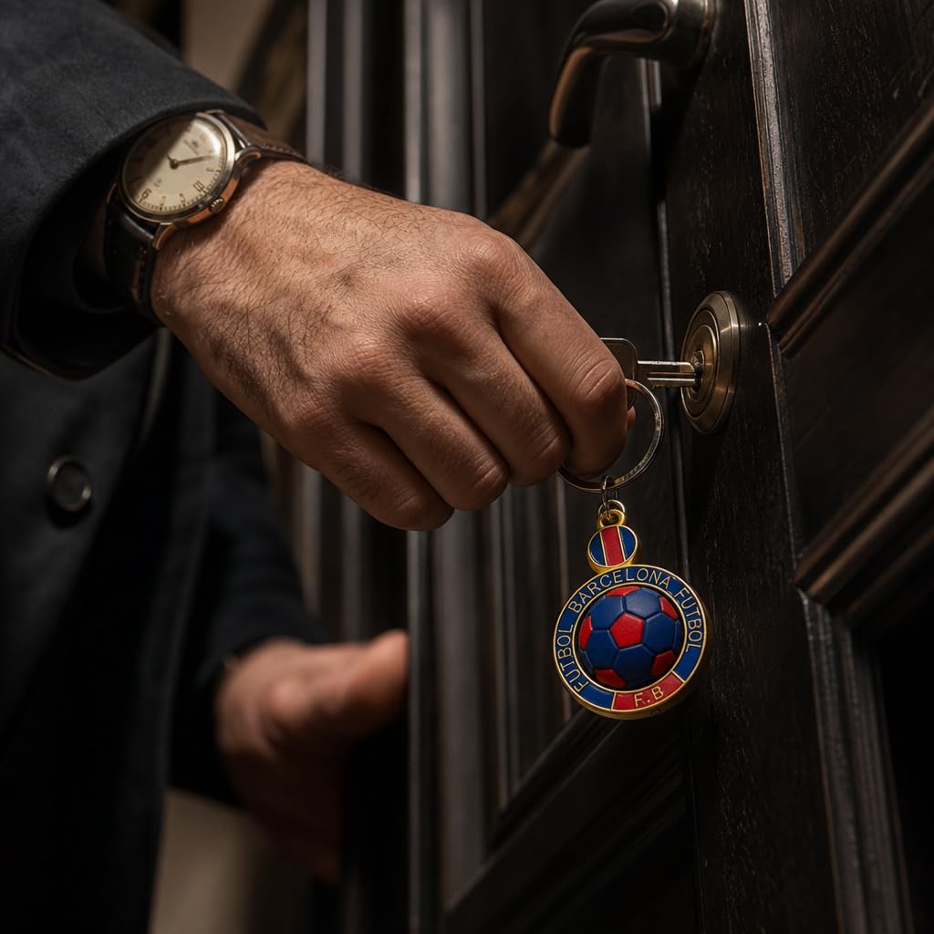 Llavero Barcelona Futbol para hombre regalos moda originales balon llaves coche españa