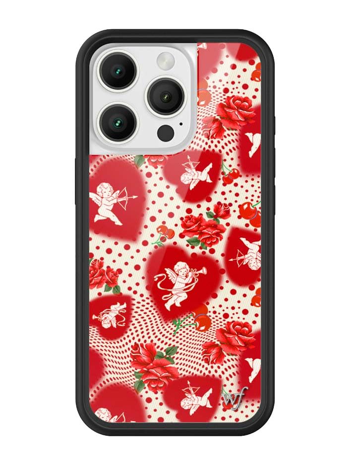 Image of Wildflower Cases - iPhone 16 Pro Compatible - FLL - Cupid Dot | Impact-Certified 6.5 ft Drop Protection Case, Raised Protective Bumper, Cute Aesthetic Design, Women-Owned Small Business