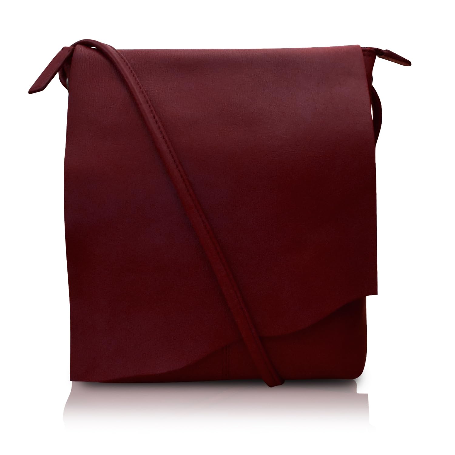 ili New York Leather Mini Sac Crossbody - Genuine Leather Crossbody Bags for Women with RFID Blocking, Adjustable Strap