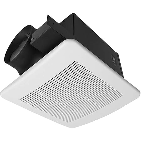 BV Bathroom Fan Ultra-Quiet Bathroom Ventilation & Exhaust Fan, Bathroom Ceiling Fan, Residential Remodel Energy-Saving Ceiling Mount Fan (No Attic Access Required) (140 CFM)