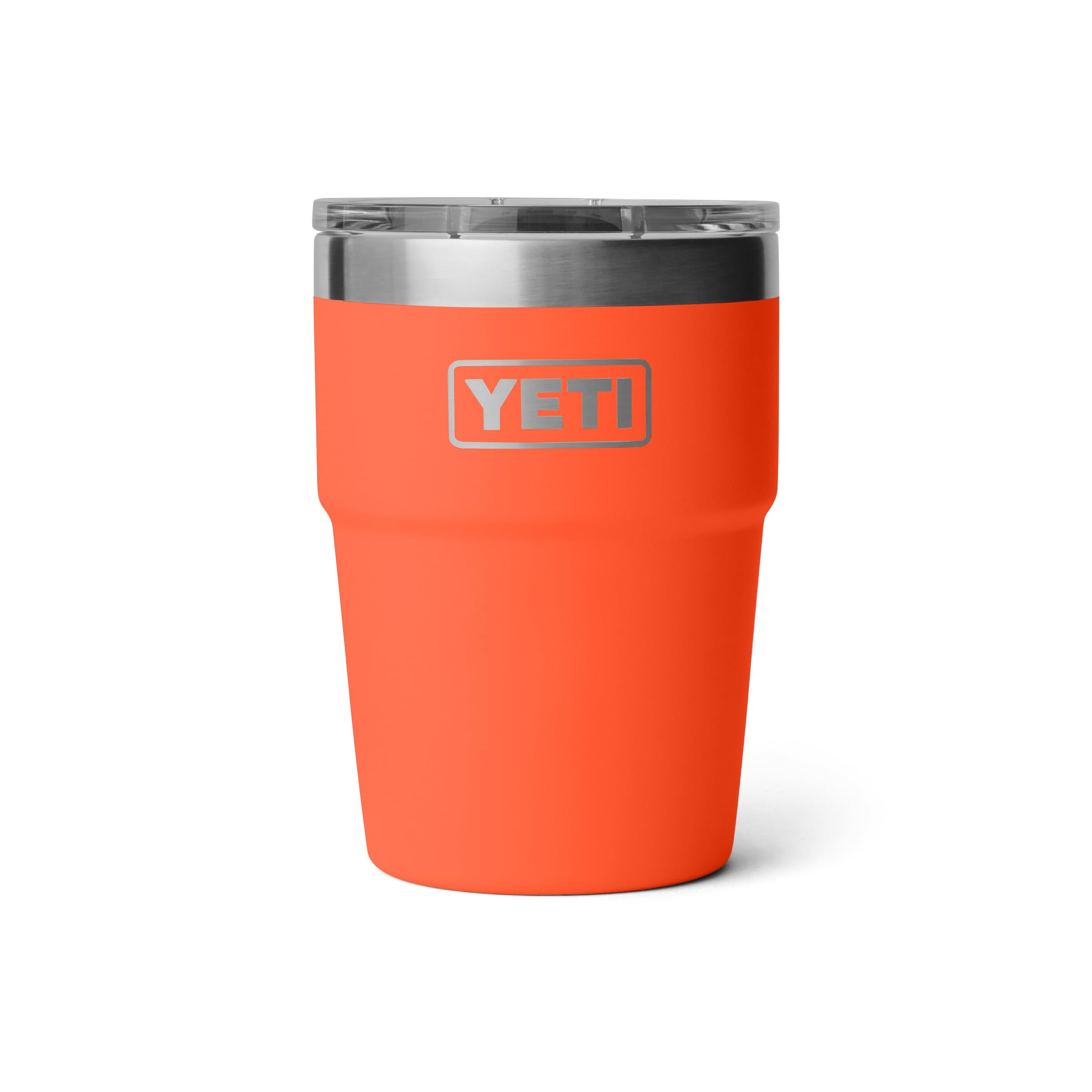 YETI Rambler 16 oz Stackable Tumbler, Vacuum Insulated, Stainless Steel with MagSlider Lid, Papaya — image 1