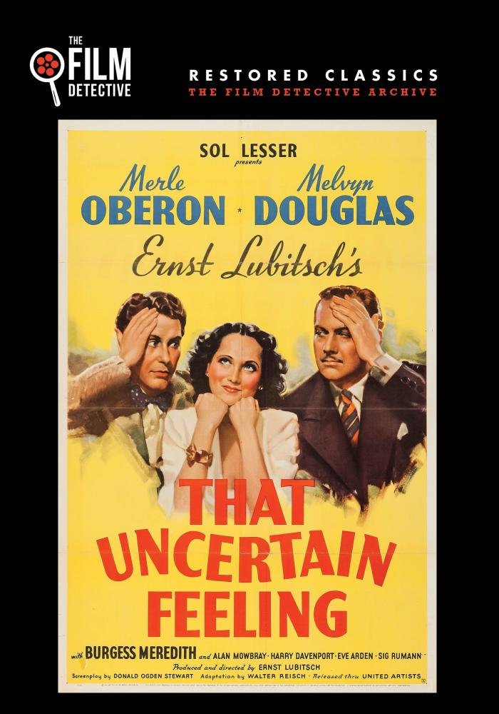 Pelicula clasica That Uncertain Feeling DVD edicion USA para noches de cine retro en pareja