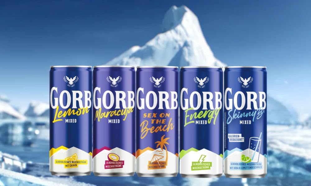 Wodka Gorbatschow Energy (12 x 0.33 l) 10 prozent vol. Der beliebte Wodka Gorbatschow trifft auf Energy Drink, Wodka Energy, fertig gemixt direkt aus der Dose oder auf Eis genießen