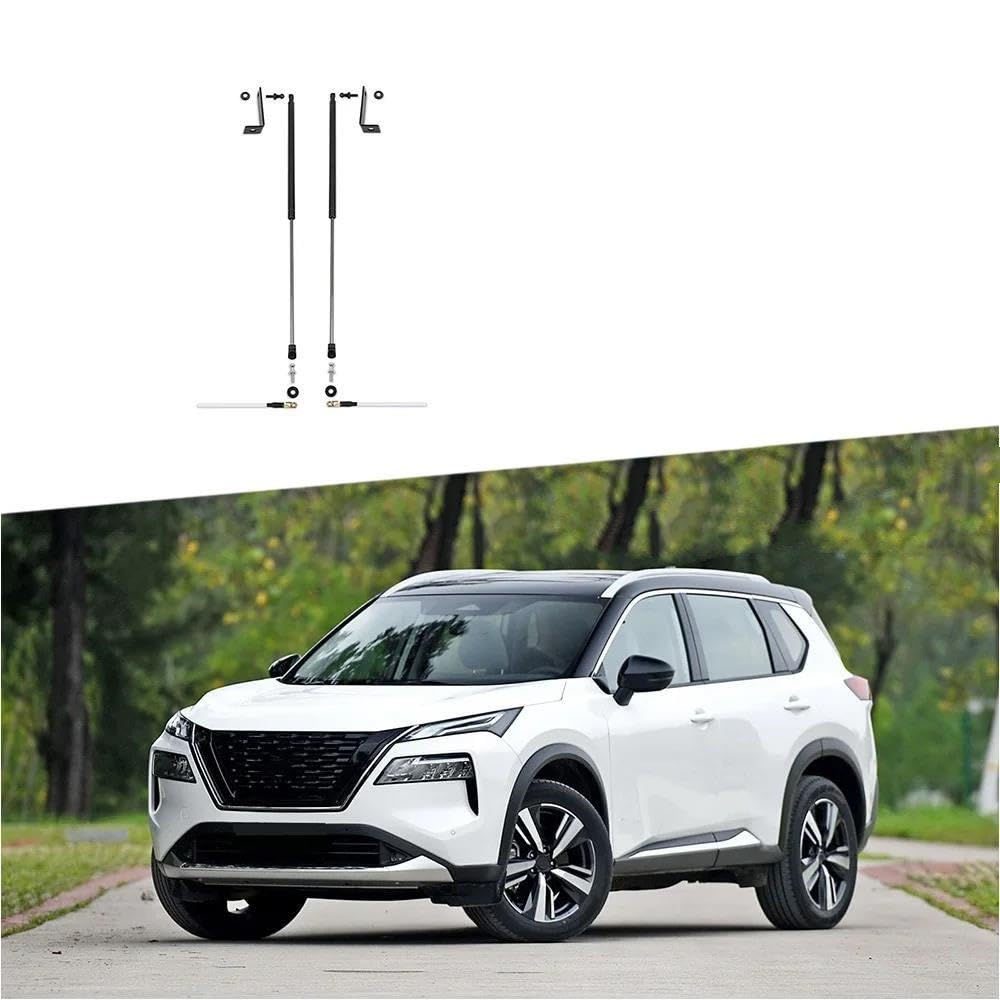 Molle Gas Barra di Supporto Ammortizzatori A Gas per Cofano per Nissan X-Trail T33 | Ammortizzatore Idraulico, Costruzione In Acciaio Robusto, Resistente Alla Corrosione