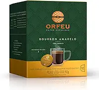 ORFEU Café Cápsula 10 Bourbon Amarelo Compatível Dolce Gusto