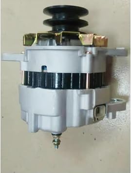 24V 50A 2 Grooves Alternator 212-8561 2128561 Replacement for Caterpillar CAT Engine 3066 C6.4 Excavator 320C 320D 321C 2 Grooves