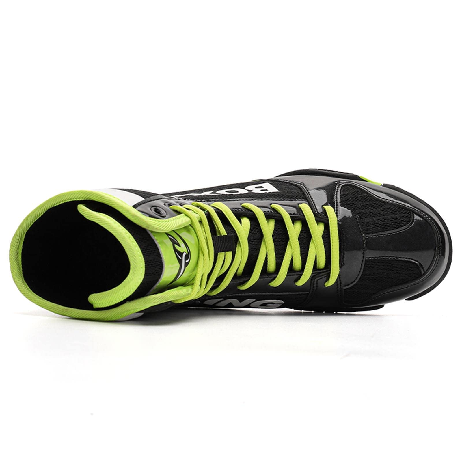 Zapatillas De Entrenamiento De Lucha para Hombres Y Mujeres - Zapatos Profesionales Antideslizantes Adecuados para Lucha Y Levantamiento De Pesas Unisex,Verde,40 EU