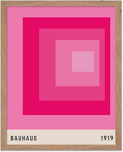 Miniatura 34 de Monem Art Bauhaus Póster – Impresión de sol de California – Arte de círculos arcoíris – Arte geométrico – Arte bohemio chic – Arte moderno de