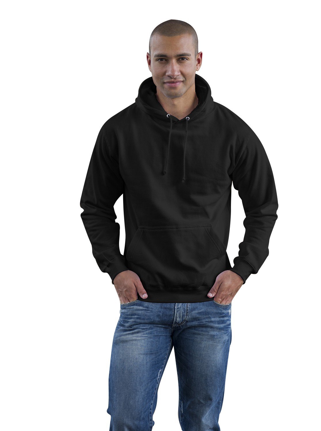 Awdis Just Hoods Men's Black - Jet Black Jh001 College Hoody - Black - Medium