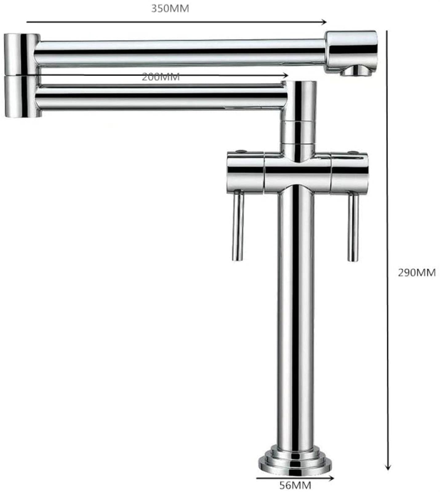 Küchenarmatur Massives Messing Schwenkkran Küchendeck montiert Faltbare Spüle Wasserhahn Mixer Nickel gebürstet/Schwarz/Chrom/Gold/ORB-ORB
