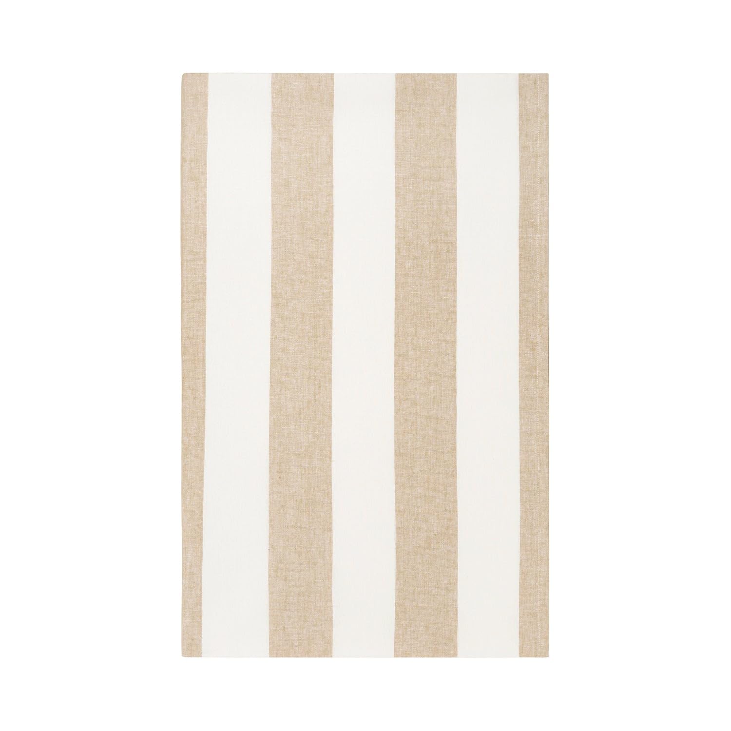 Sophie Allport Neutral Witham Sand Stripe Linen Tablecloth
